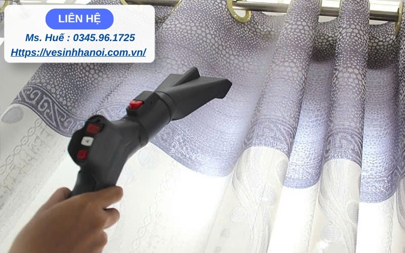 vệ sinh rèm cửa tại nhà