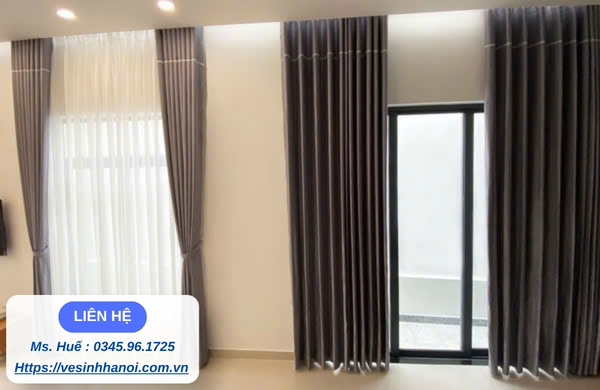 vệ sinh rèm cửa tại nhà